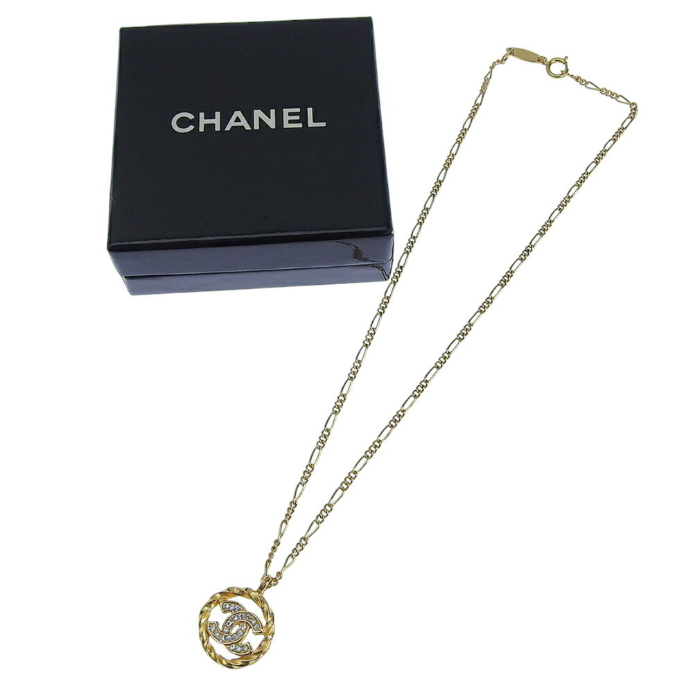 CHANEL Authentic Gold Logo Necklace - Picture 5 of 5